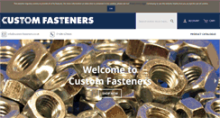 Desktop Screenshot of custom-fasteners.co.uk