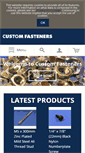 Mobile Screenshot of custom-fasteners.co.uk