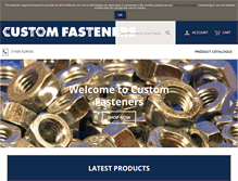 Tablet Screenshot of custom-fasteners.co.uk